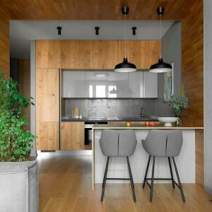 Мінімалістична кухня з дерева – K-derevo-507