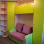 Цветная модульная мебель в детскую