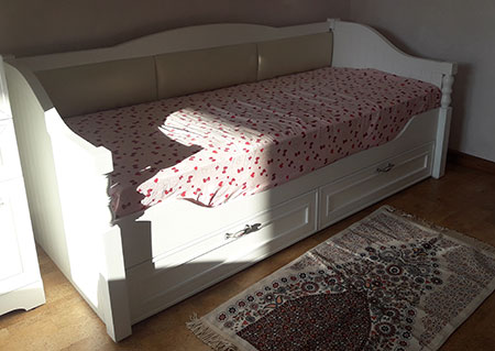 Дитяче ліжко з ящиками для білизни DK-400